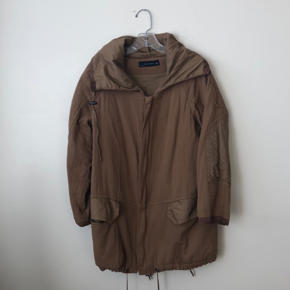 ZARA / brown coat jacket - M